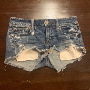 American Eagle jean shorts - size 0